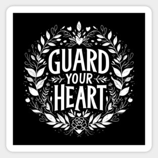 Proverbs 4:23 Guard Your Heart Sticker